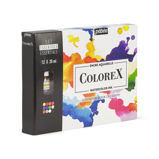 colorex coffret encres aquarelles