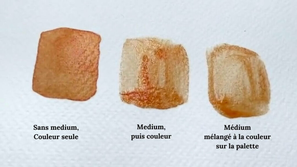 Medium de texture winsor et newton aquarelle