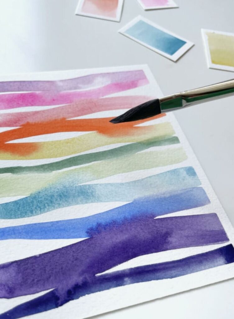 lignes aquarelle therapie